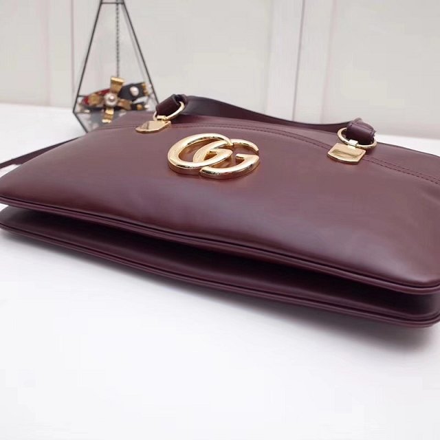 GUCCI スーパーコピー 19SS ARLI アリー トップハンドル バッグ Large ブラック 550130 0V10G 6629