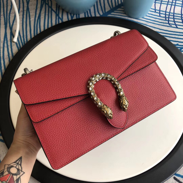 GUCCI スーパーコピー グッチ ディオニュソス大人気 Sサイズ レザー チェーンバッグ400249 CAOGX 8990