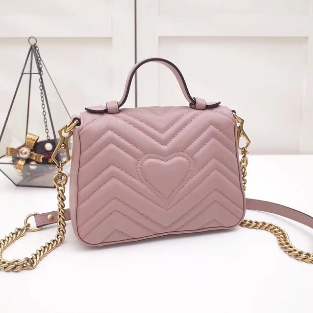 GUCCI スーパーコピー グッチ　GG Marmont スモール トップハンドルバッグ498110 DTDIT 5729