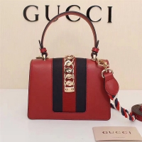GUCCI スーパーコピー グッチ〔シルヴィ〕 レザー ミニバッグ 470270 D4ZAG 8457