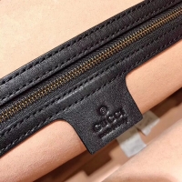 GUCCI スーパーコピー (グッチ) ハンドバッグ RE(BELLE) DoubleG ブラックソフトレザーL 515937 0PL0T 1000
