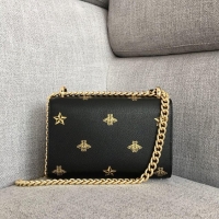 19SS【GUCCI】スーパーコピー グッチ ミツバチ&星 スモールクラシックショルダーバッグ  432182 DJ2LG 1055