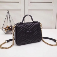 GUCCI スーパーコピー グッチ　GG Marmont スモール トップハンドルバッグ498110 DTDIT 1000