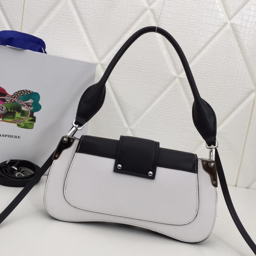 PRADA スーパーコピー プラダ シドニー レザー ショルダーバッグ 1BD168_2AIX_F0964_V_OJH