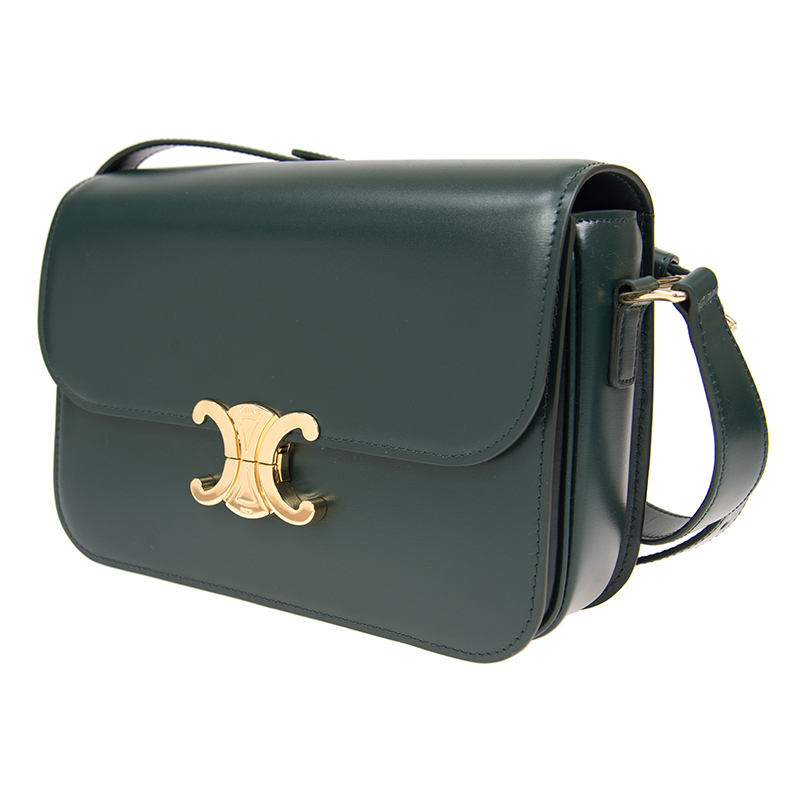 セリーヌ スーパーコピー CELINE｜トリオンフミディアムシャイニーカーフスキンバッグ 187363BF4.31AN