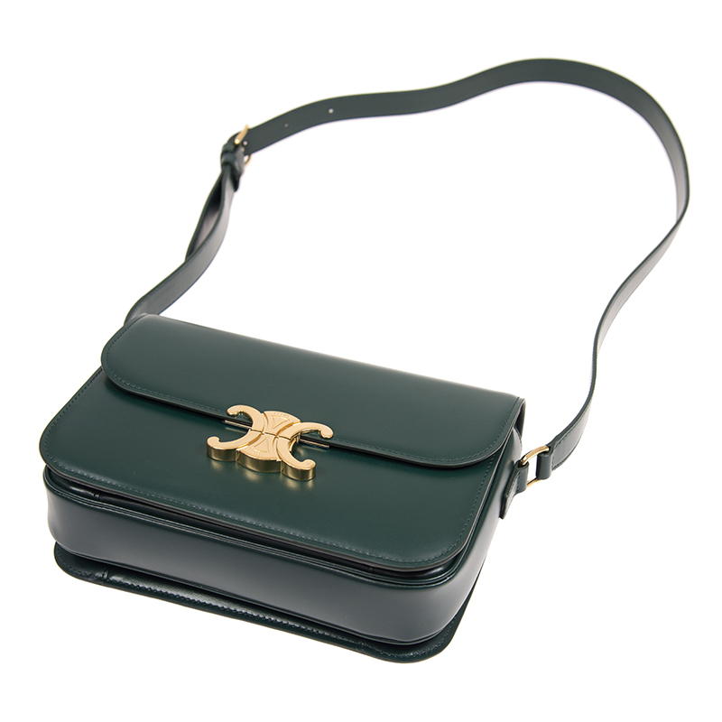 セリーヌ スーパーコピー CELINE｜トリオンフミディアムシャイニーカーフスキンバッグ 187363BF4.31AN