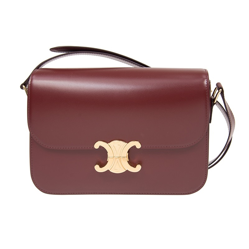 セリーヌ スーパーコピー CELINE｜トリオンフミディアムシャイニーカーフスキンバッグ 187363BF4.28LB