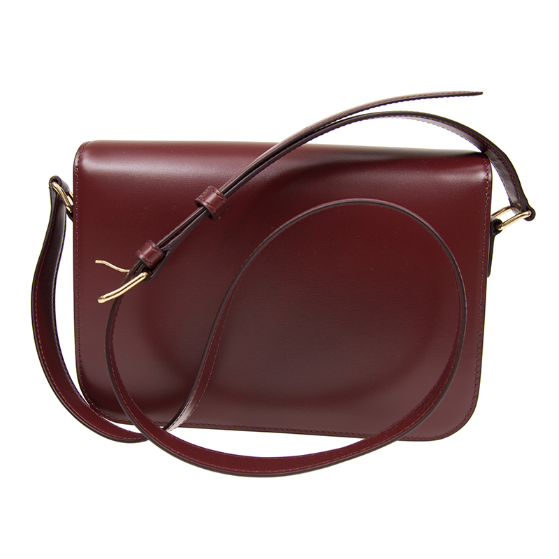 セリーヌ スーパーコピー CELINE｜トリオンフミディアムシャイニーカーフスキンバッグ 187363BF4.28LB