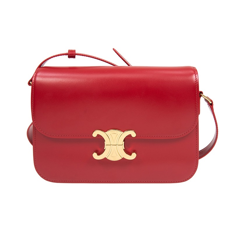 セリーヌ スーパーコピー CELINE｜トリオンフミディアムシャイニーカーフスキンバッグ 187363BF4.27ED