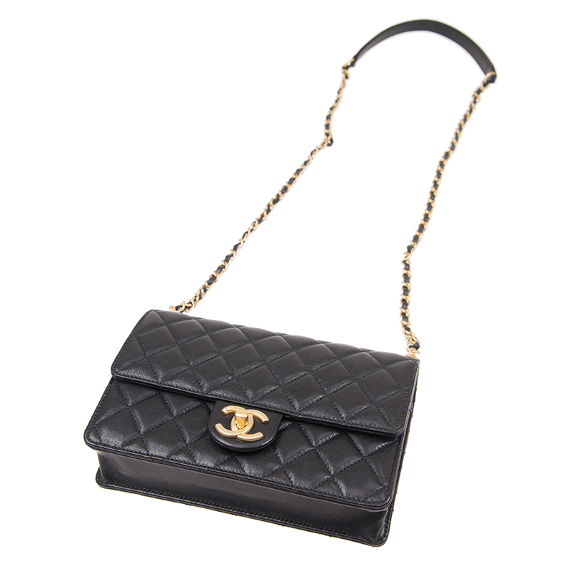 CHANEL スーパーコピー 19SS 新作 (シャネル) フラップ バッグ ブラック レザー AS0585 B00374 94305