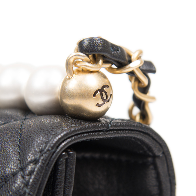 CHANEL スーパーコピー 19SS 新作 (シャネル) フラップ バッグ ブラック レザー AS0585 B00374 94305