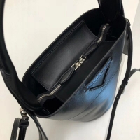 PRADA スーパーコピー ウーヴェルチュール レザーバケットバッグ1BE015_2AIX_F0002_V_OWH
