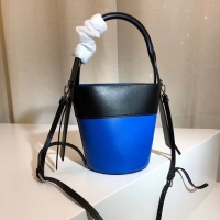 PRADA スーパーコピー ウーヴェルチュール レザーバケットバッグ1BE015_2AIX_F0QNJ_V_OWH 