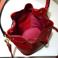 PRADA スーパーコピー★新作 DEERエンボスレザーバケットバッグ1BE018_2BBE_F0011_V_NOO