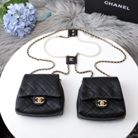 シャネル スーパーコピー 19SS CHANEL サイドパック ラムスキン＆コスチュームパール AS0614 B00518 94305