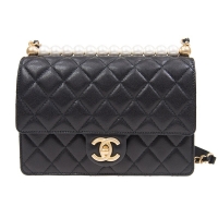 CHANEL スーパーコピー 19SS 新作 (シャネル) フラップ バッグ ブラック レザー AS0585 B00374 94305