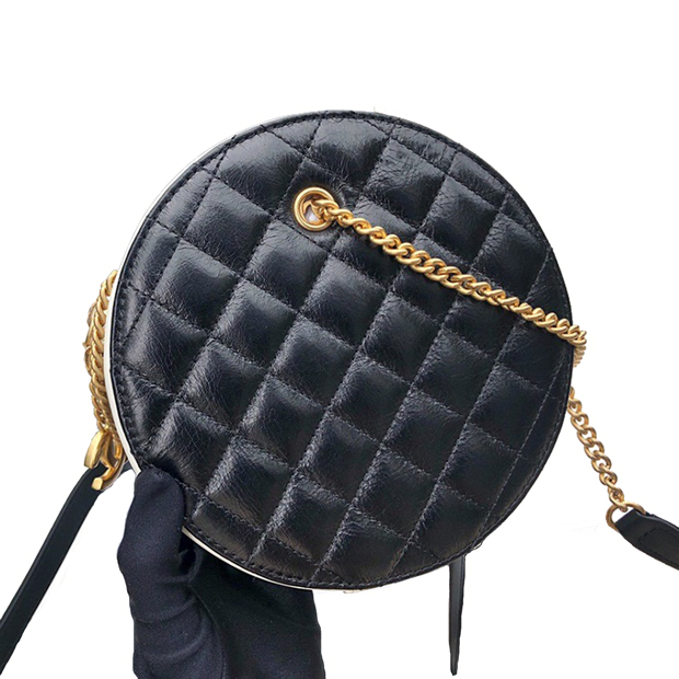 CHANEL スーパーコピー 19SS シャネル カーフスキン ラウンド バッグ AS0075 Y84101 C0229
