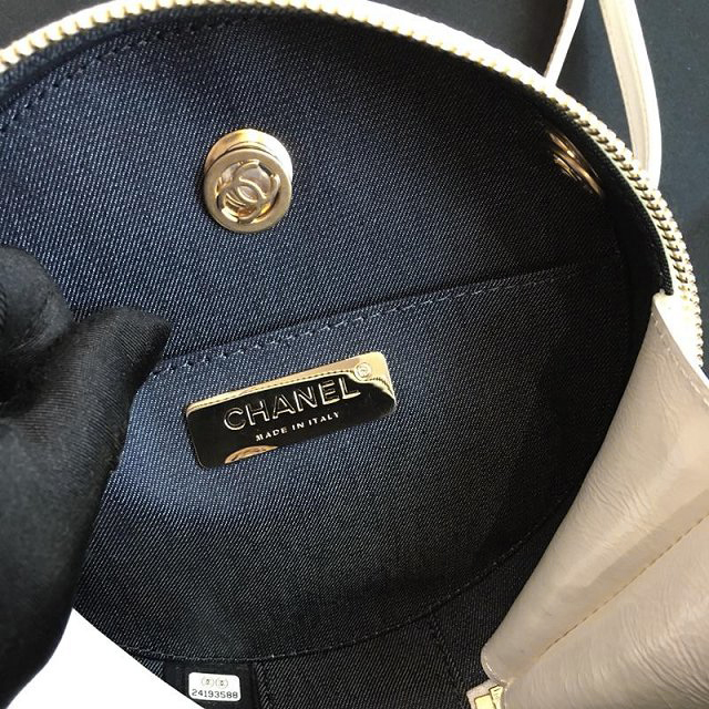 CHANEL スーパーコピー 19SS シャネル カーフスキン ラウンド バッグ AS0075 Y84100 10601