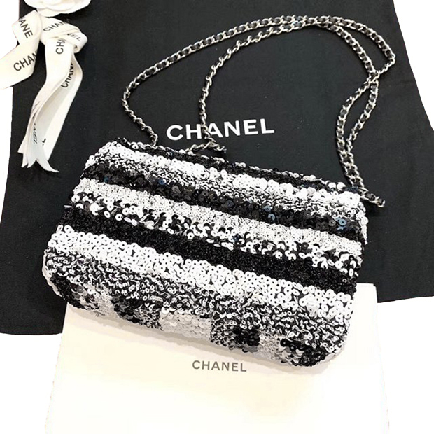 CHANEL スーパーコピー 新作【2019春夏】シャネル スパンコール フラップ バッグ AS0160 Y84167 C7600