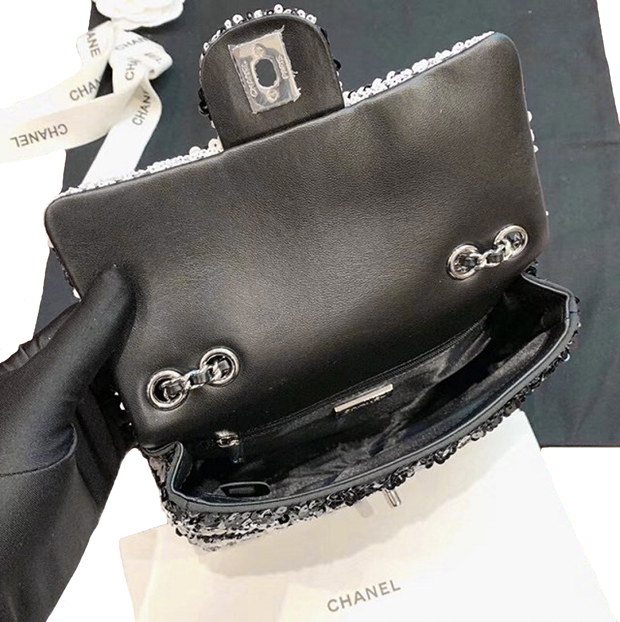 CHANEL スーパーコピー 新作【2019春夏】シャネル スパンコール フラップ バッグ AS0160 Y84167 C7600