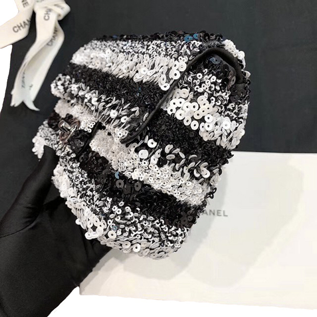 CHANEL スーパーコピー 新作【2019春夏】シャネル スパンコール フラップ バッグ AS0160 Y84167 C7600
