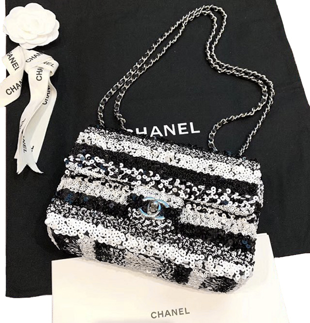CHANEL スーパーコピー 新作【2019春夏】シャネル スパンコール フラップ バッグ AS0160 Y84167 C7600