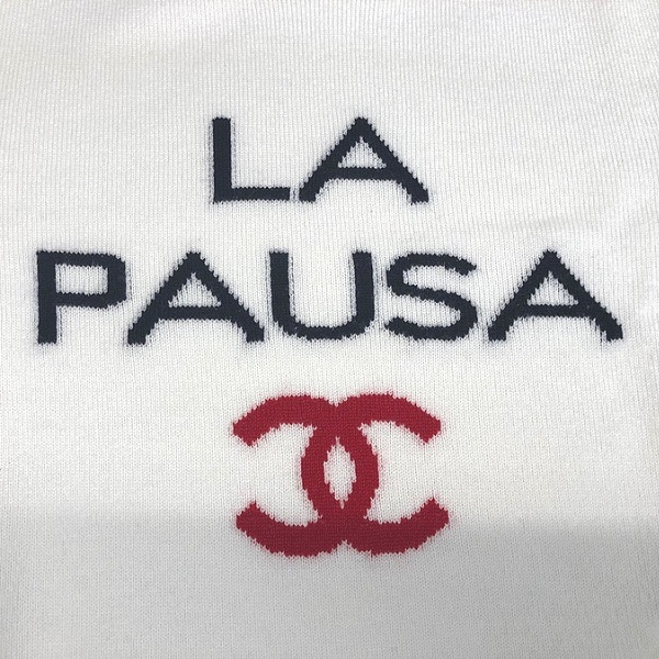 CHANEL スーパーコピー シャネル セーター ホワイト カシミア プルオーバー P60439 K46038 AW005