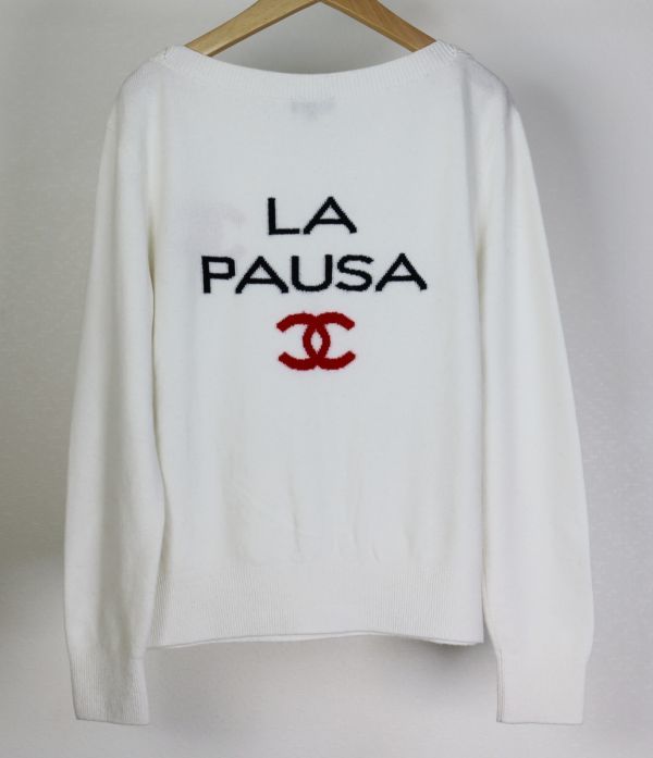 CHANEL スーパーコピー シャネル Cruise 2018/19 プルオーバー ニット P60447 K46038 AW005