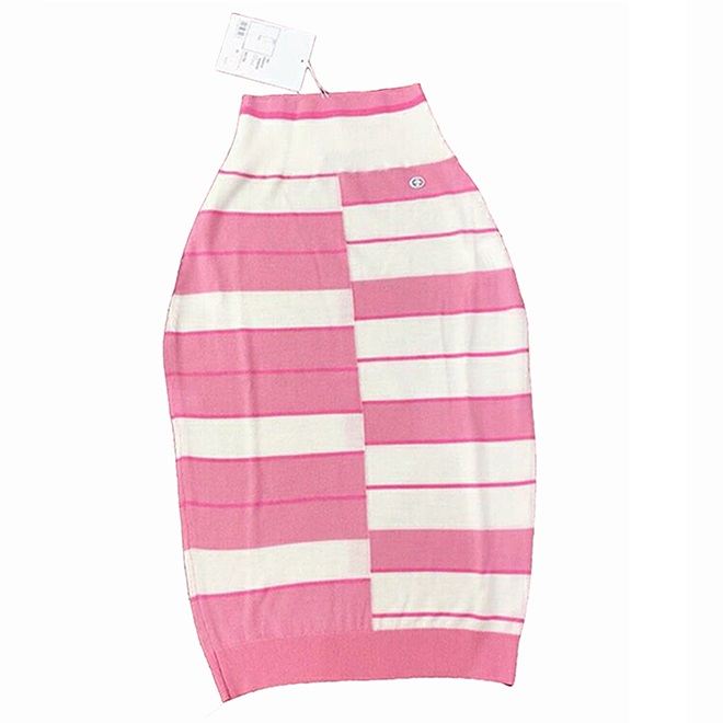 CHANEL シャネル スーパーコピー スカート カシミヤ ホワイト ボーダー スカート P60519 K46045 MF756