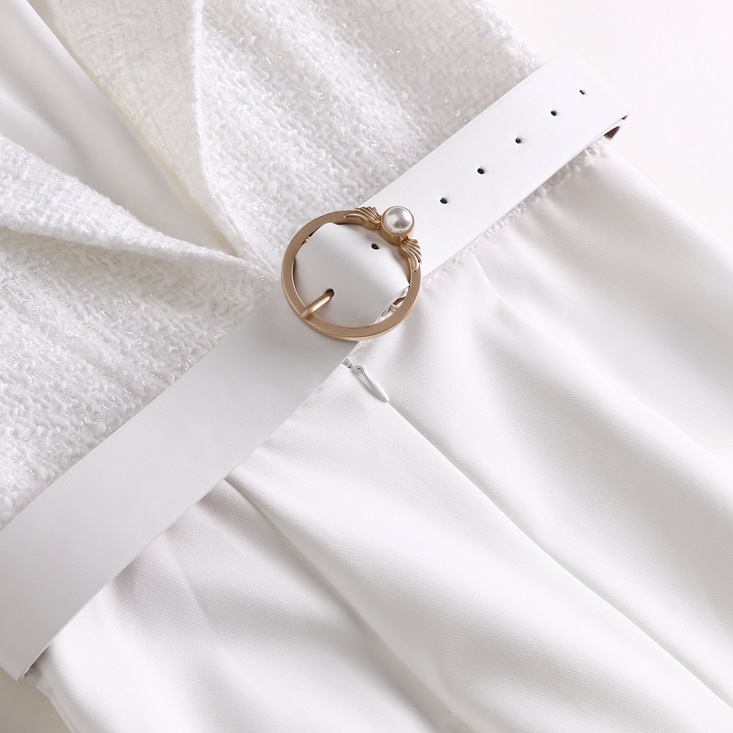 シャネル スーパーコピー 2019春夏 CHANEL ツイードジャンプスーツ & ベルトP61121 V46586 MG141