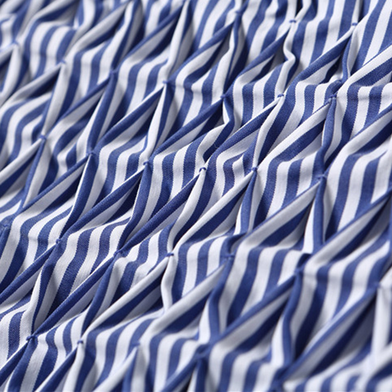 シャネル スーパーコピー 19Cruise CHANEL スカート ブルー＆ホワイト コットンポプリンP60279 V45710 MF499