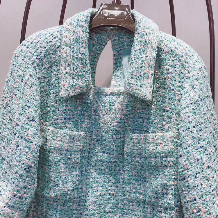 シャネル スーパーコピー 2019春夏 CHANEL ツイードドレス P61186 V46541 MG116