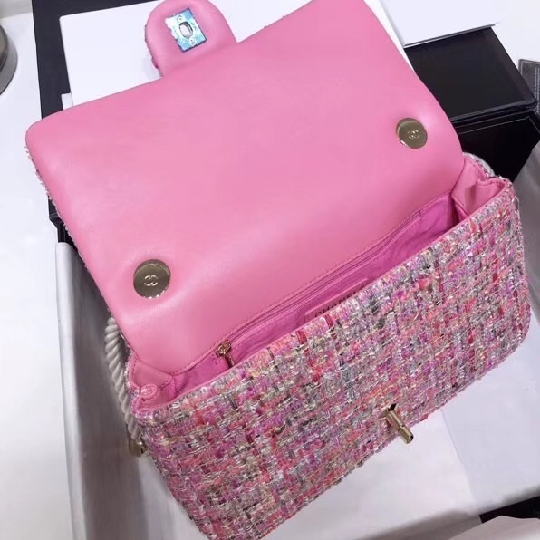 シャネル スーパーコピー 19SS 新作 CHANEL フラップバッグ ツイード AS0593 B00528 MG197