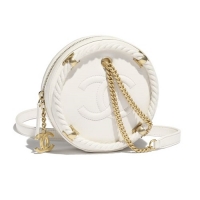 CHANEL スーパーコピー 19SS シャネル カーフスキン ラウンド バッグ AS0075 Y84100 10601