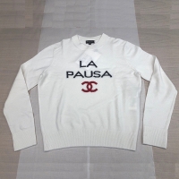 CHANEL スーパーコピー シャネル セーター ホワイト カシミア プルオーバー P60439 K46038 AW005