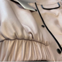 シャネル スーパーコピー【19SS】CHANEL★ラムスキンジャケット／ピンク P61260 C00373BD948