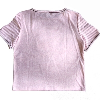 シャネル スーパーコピー 19CRUISE CHANEL ストライプ コットン&ナイロン TシャツP60455 V22656 M6369