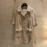 シャネル スーパーコピー CHANEL レディース ツイード ドレス ベージュ＆エクリュ P61193 V46703 MG218