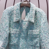 シャネル スーパーコピー 2019春夏 CHANEL ツイードドレス P61186 V46541 MG116