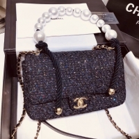 CHANEL スーパーコピー 19SS シャネル フラップ バッグ ツイードパール AS0594 B00527 MG145