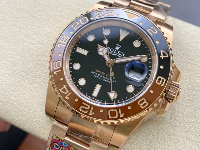 【ROLEX】ロレックス スーパーコピー GMTマスター II 126715CHNR-0001 ブラック【CLEAN工場出品】