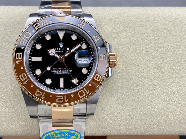 【ROLEX】ロレックス スーパーコピー GMTマスター II 126711CHNR ブラック/ブラウン【CLEAN工場出品】