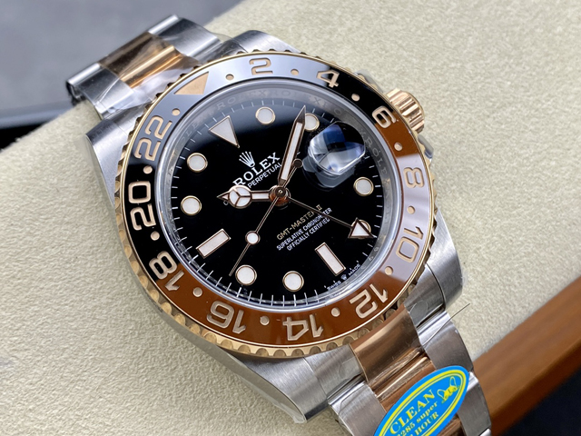 【ROLEX】ロレックス スーパーコピー GMTマスター II 126711CHNR ブラック/ブラウン【CLEAN工場出品】