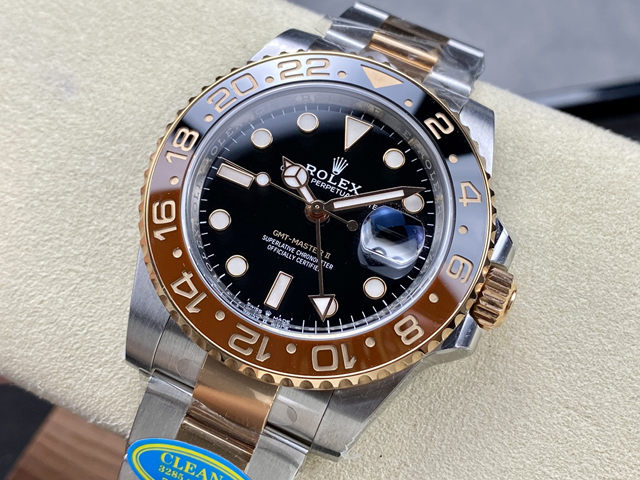 【ROLEX】ロレックス スーパーコピー GMTマスター II 126711CHNR ブラック/ブラウン【CLEAN工場出品】
