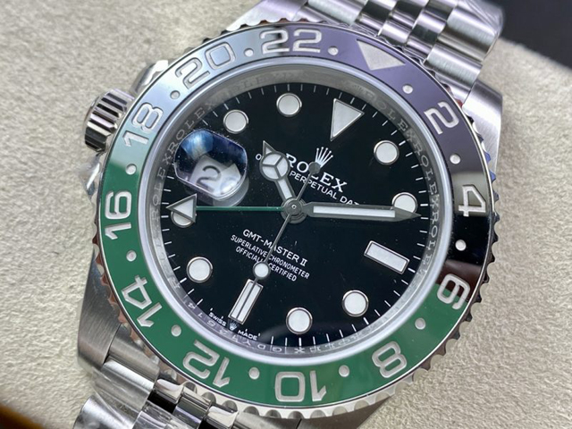 【ROLEX】ロレックス スーパーコピー ＧＭＴマスターII 126720VTNR-0002 左側リューズ ジュビリーブレスレット【CLEAN工場出品】