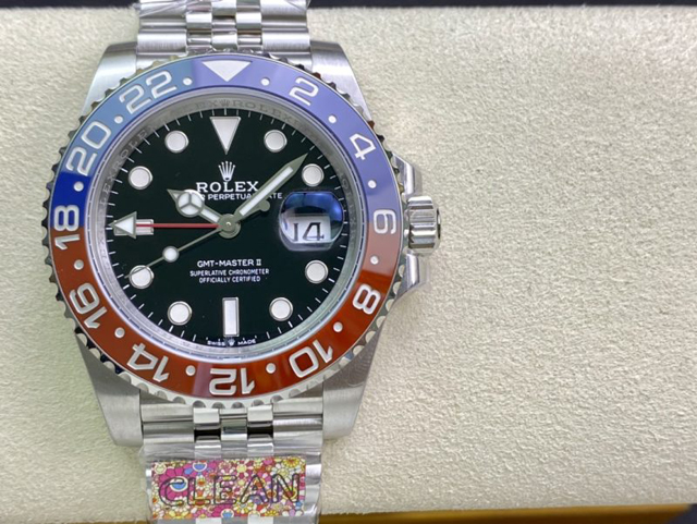 【ROLEX】ロレックス スーパーコピー GMTマスターII 126710BLRO-0001 ブルーレッド ジュビリーブレス 【CLEAN工場出品】