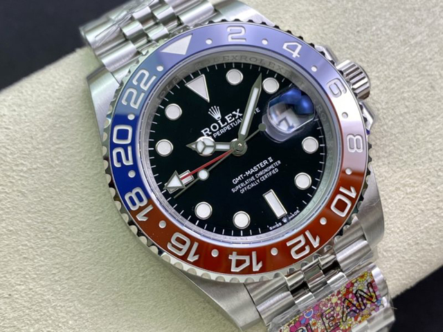 【ROLEX】ロレックス スーパーコピー GMTマスターII 126710BLRO-0001 ブルーレッド ジュビリーブレス 【CLEAN工場出品】