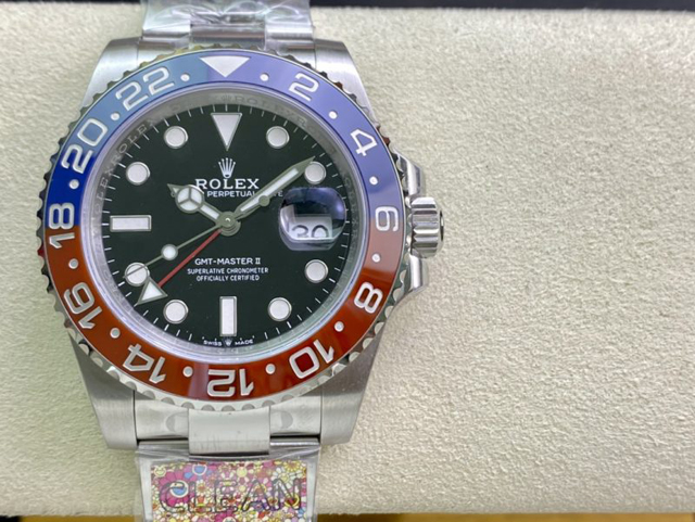 【ROLEX】ロレックス スーパーコピー GMTマスター II 126710BLRO-0002 ブルーレッド オイスターブレスレット【CLEAN工場出品】