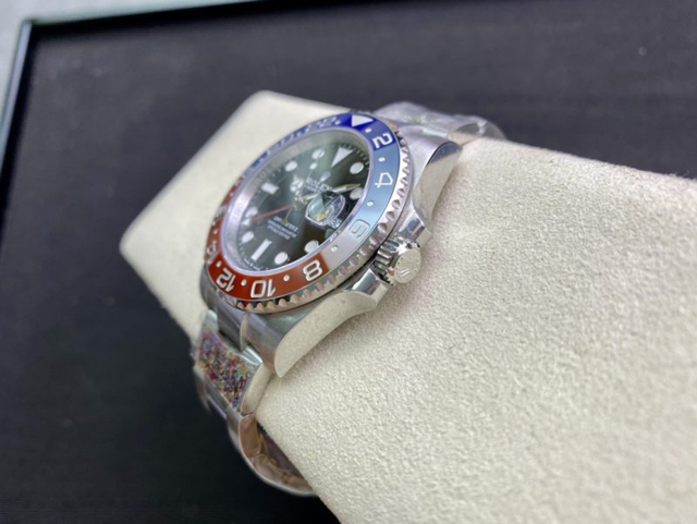【ROLEX】ロレックス スーパーコピー GMTマスター II 126710BLRO-0002 ブルーレッド オイスターブレスレット【CLEAN工場出品】