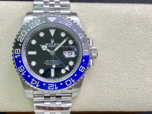【ROLEX】ロレックス スーパーコピー GMTマスター II 126710BLNR-0002 ブルーブラック ジュビリーブレスレット【CLEAN工場出品】